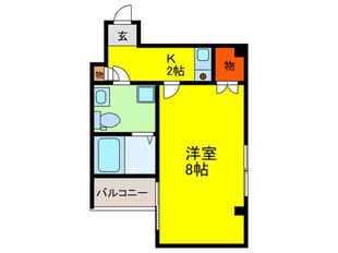 カサビエント大手前の物件間取画像